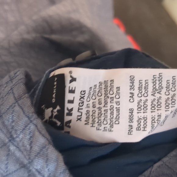 Oakley Button Down Quilted Hoodie/jacket ☠️Sz XL☠️ - Picture 10 of 10